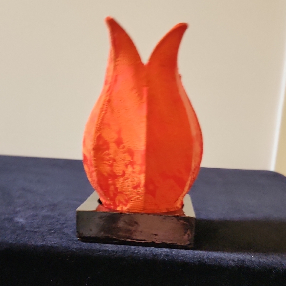 Vietnamese Vibrant Red Decorative candle holder